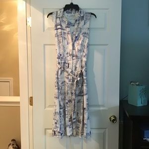 Print is Paris.  Cotton, full skirt